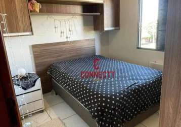 Apartamento com 2 dormitórios, sala, cozinha, banheiro e área de serviço, todo mobiliado à venda por r$ 160. - vila virgínia - ribeirão preto/sp