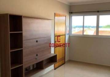 Apartamento com 2 dormitórios à venda, 56 m² por r$ 275.000 - parque dos lagos - ribeirão preto/sp