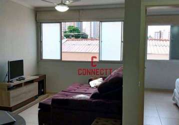 Apartamento com 1 dormitório à venda, 57 m² por r$ 215.000 - vila seixas - ribeirão preto/sp