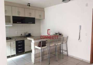 Apartamento com 1 dormitório para alugar, 47 m² por r$ 1.915,11/mês - jardim botânico - ribeirão preto/sp