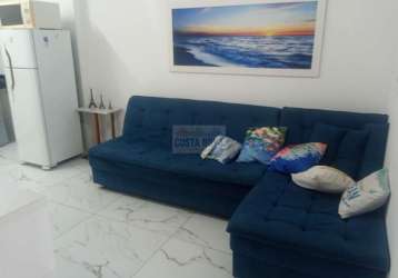 Apartamento à venda com 35m² e 1 quarto - 100 metros do mar - mirim - praia grande.