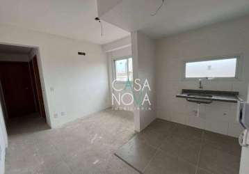 Apartamento com 2 dormitórios à venda, 41 m² por r$ 345.000,00 - estuário - santos/sp