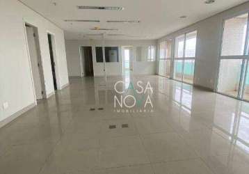 Sala, 300 m² - venda por r$ 3.000.000,00 ou aluguel por r$ 28.311,82/mês - boqueirão - santos/sp