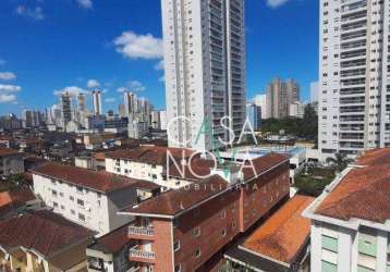 Apartamento empreendimento pateo orquidário com 2 dormitórios, 68 m² - venda por r$ 687.000 ou aluguel por r$ 4.000/mês - marapé - santos/sp