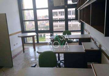 Sala, 45 m² - venda por r$ 345.000,00 ou aluguel por r$ 2.100,00/mês - centro - santos/sp