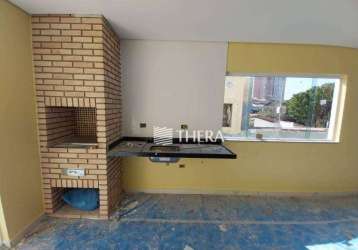 Cobertura com 3 dormitórios à venda, 186 m² por r$ 870.000,00 - campestre - santo andré/sp