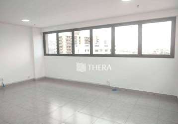 Sala para alugar, 71 m² por r$ 4.870,06/mês - vila assunção - santo andré/sp