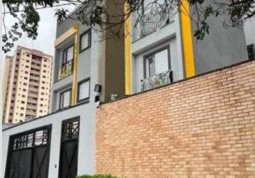 Cobertura à venda, 100 m² por r$ 580.000,00 - vila santa teresa - santo andré/sp