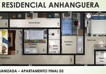 Apartamento sem condominio 3 dorm. com elevador