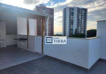 Cobertura com 3 dormitórios à venda, 144 m² por r$ 850.000,00 - vila assunção - santo andré/sp