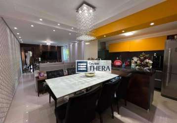 Cobertura à venda, 200 m² por r$ 830.000,00 - vila lucinda - santo andré/sp