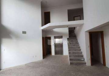 Apartamento duplex com 3 dormitórios à venda, 320 m² por r$ 2.650.000,00 - vila assunção - santo andré/sp