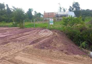 Terreno para alugar, 384 m² por r$ 650,00/mês - praia do imperador - itapoá/sc