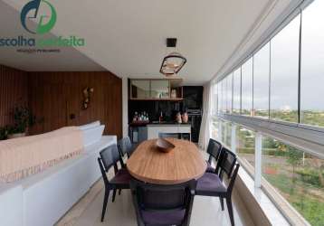 Apartamento 2 suítes varanda gourmet dependência 3 vagas