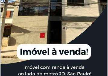 Imóvel com renda à venda ao lado do metrô jd. são paulo!