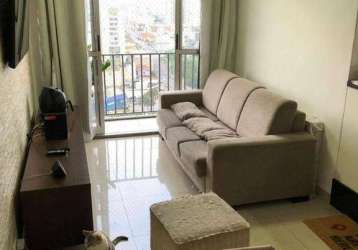 Apartamento com 2 dormitórios à venda, 60 m² por r$ 487.000 - vila arco íris - são paulo/sp