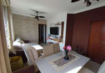 Apartamento com 2 dormitórios à venda, 80 m² por r$ 550.000,00 - aparecida - santos/sp