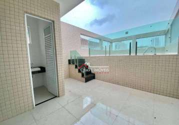 Casa com 3 dormitórios à venda, 250 m² por r$ 1.650.000,00 - boqueirão - santos/sp