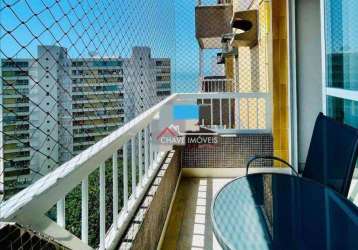 Apartamento com 2 dormitórios à venda, 94 m² por r$ 650.000,00 - barra funda - guarujá/sp