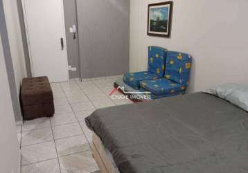 Apartamento com 1 dormitório à venda, 29 m² por r$ 179.000,00 - itararé - são vicente/sp