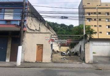 Terreno, 450 m² - venda por r$ 1.300.000,00 ou aluguel por r$ 5.000,02/mês - centro - santos/sp