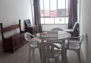 Apartamento com 1 dormitório para alugar, 51 m² por r$ 2.300,02/mês - aparecida - santos/sp