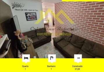 Apartamento para venda em guarulhos, jardim santa mena, 1 dormitório, 1 banheiro