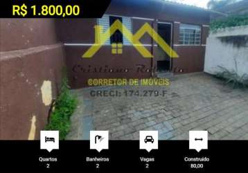 Casa para locação em guarulhos, vila bremen, 2 dormitórios, 2 banheiros, 2 vagas