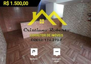 Ponto comercial para locação em guarulhos, jardim paraventi, 1 banheiro