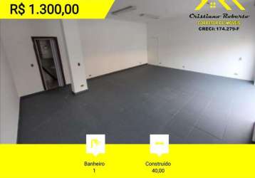 Ponto comercial para locação em guarulhos, jardim santa emilia, 1 banheiro