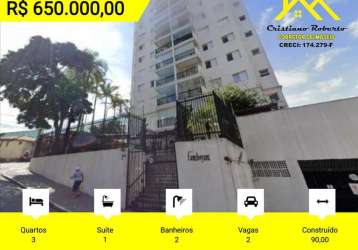 Apartamento para venda, jardim aida, 3 dormitórios, 1 suíte, 2 banheiros, 2 vagas