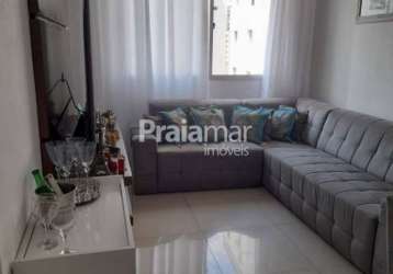 Apartamento 01 dorm amplo |  01 vaga | 60m² | gonzaguinha | são vicente | sp.