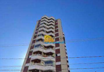 Cobertura com 3 dormitórios à venda, 150 m² por r$ 795.000,00 - aviação - praia grande/sp