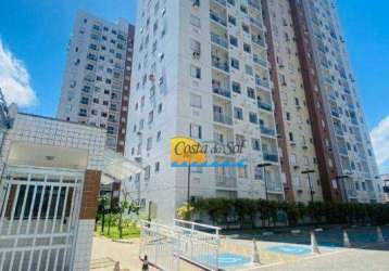 Apartamento com 2 dormitórios para alugar, 48 m² por r$ 2.500,00/mês - ocian - praia grande/sp