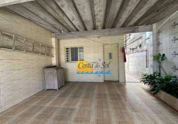 Casa com 3 dormitórios para alugar, 85 m² por r$ 1.500,00/mês - ilha das caieiras - praia grande/sp