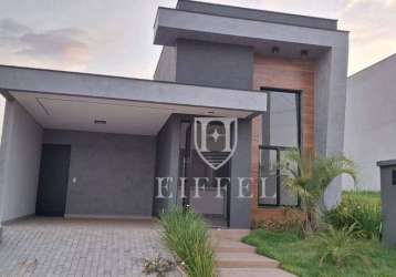 Casa com 3 dormitórios à venda, 140 m² por r$ 912.000,00 - condomínio villagio wanel - sorocaba/sp