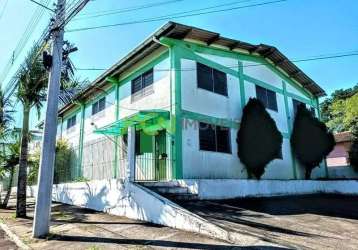 Pavilhão com 4 salas, cozinha, mezanino. 325,60m² construído. área total: 473,06. bairro união, estância velha