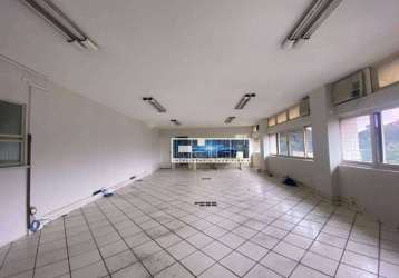 Sala para alugar, 120 m² por r$ 2.440,00/mês - centro - santos/sp