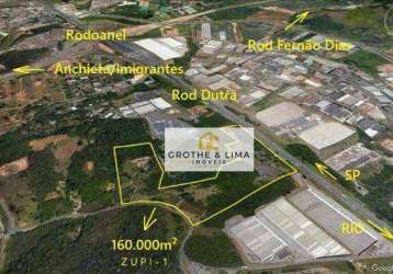 Área à venda, 160000 m² por r$ 58.000.000,00 - nova arujá - arujá/sp