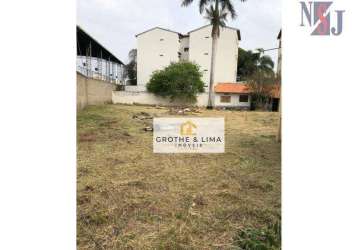 Terreno, 1300 m² - venda por r$ 1.000.000,00 ou aluguel por r$ 4.300,00/mês - centro - taubaté/sp