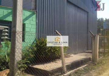 Galpão para alugar, 300 m² por r$ 2.500,00/mês - pinheirinho - taubaté/sp