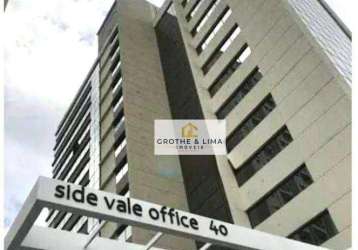 Sala comercial - jardim oswaldo cruz - edifício side vale office - 34,60m².