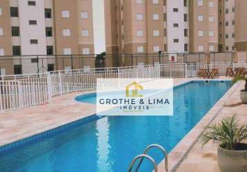 Apartamento com 2 dormitórios à venda, 65 m² por r$ 230.000 - jardim ana rosa - taubaté/sp