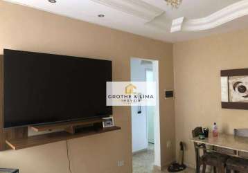 Apartamento com 2 dormitórios à venda, 64 m² - jardim califórnia - jacareí/sp