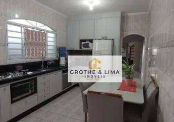 Casa bonita com 3 dormitórios, suíte, ac:  130 m² local excelente perto de tudo, fácil acesso ao centro, - jardim primavera - jacareí/sp