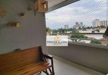 Apartamento espaçoso com armários planejados! 3 dormitórios sendo 1 suíte à venda, 105 m² por r$ 800.000 - vila jaboticabeiras - taubaté/sp