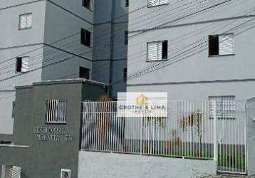 Apartamento com 2 dormitórios à venda, 50 m² por r$ 180.000,00 - cidade salvador - jacareí/sp