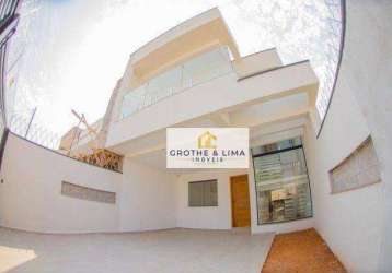 Casa espetacular com 3 dormitórios à venda, 174 m² - jardim santa teresa - taubaté/sp