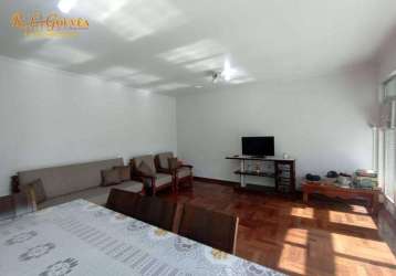 Apartamento com 4 dormitórios para alugar, 215 m² por r$ 8.000/mês - pompéia - santos/sp