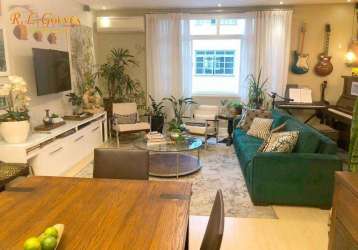 Excelente apartamento com 3 dormitórios à venda por r$ 870.000 - gonzaga - santos/sp